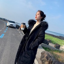 역시즌 구스자운 여성 롱패딩 L0008