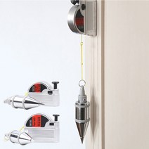 건설자재 건설현장 건설기계 6m 수평 테스트 탄소강 해머 스트링 포함 마그네틱 수직 밥 안정적인 측정 도, 01 6m