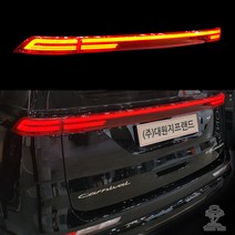 카니발KA4 빌스콘티 LED 테일램프 투명 레드 튜닝, 레드(적색)