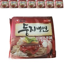 둥지냉면 농심 비빔냉면8봉1세트, 단품
