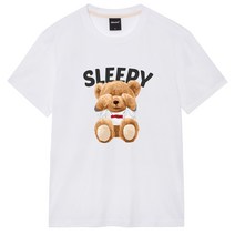 옥스타 남녀공용 슬리피 곰돌이 반팔티