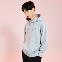MLB 베이직 스몰로고 오버핏 후드티 BOS (Melange Grey) 703917