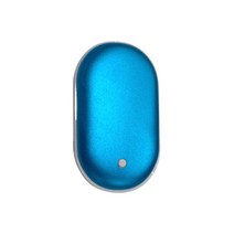 손난로 5200mAh 손 따뜻하게 미니 충전식 포켓 히터 보조베터리 3 레벨 온도 크리스마스 선물 양면 빠른 난방, [04] 파란