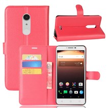 Alcatel a3 xl 용 alcatel u5 10 개/몫 lychee wallet 가죽 케이스 스탠드 카드 홀더, [08] WHITE
