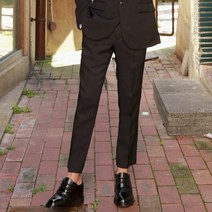 데일리 기본 suit 바지 (블랙)