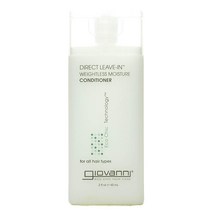 지오바니 다이렉트 리브-인 웨이트리스 모이스처 컨디셔너, 60ml, 1개