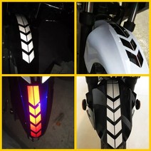 코리아 팡팡샵 라이모 바이크 빛반사 스티커 튜닝 오토바이 자동차, 1개, 실버