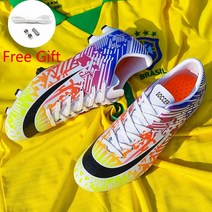 풋살화 끈없는 인조잔디 성인 미끄럼방지 풋살 축구화 품질 부츠 도매 c.ronaldo 신발 암살자 chuteira campo tfag 운동 훈련 신발