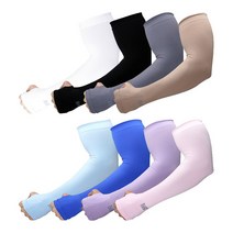발렌티노 크리스티 국산 아쿠아엑스 무봉제 쿨토시 손등커버형 효성원사100%, 네이비