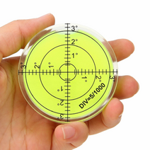 원형수평계 수평대 측량자 평행자 미니 휴대용 60mm