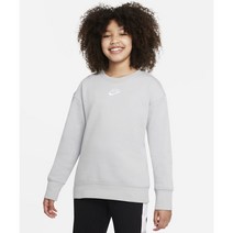 [국내매장판] 나이키 주니어 스포츠웨어 클럽 플리스 크루 탑 DD7473-077