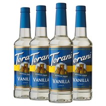 Torani 슈가프리 시럽 바닐라 25.4oz 4팩128032, Sugar Free Vanilla_12.7 Fl Oz