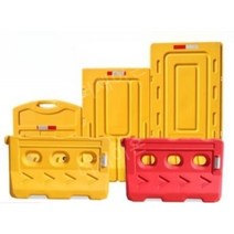 PE방호벽 공사장 현장 바리케이트 주차금지 가림막 차량통제, 회전 성형 충돌 방지 버킷 600x800