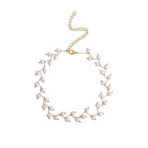 진주 목걸이 펜던트 목걸이 러블리 미니멀 숏 쇄골 체인 넥 액세서리