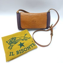 가다컴퍼니 IL BISONTE 일비종떼 캔버스 바케트 크로스백 메신저백 B049