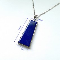 천연 라피스 라줄리 목걸이 펜단트 대형크기 1개