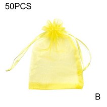 50pcs 10x15cm 포도 정원 메쉬 가방 야채 과일 성장 안티 조류 그물 해충 Drawstring 제어, 02 50pcs yellow