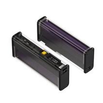 배터리 충전기 박스 휴대용 DIY 전력 배터리 박스 LCD PD22.5W 양방향 급속충전 4PCS 21700, 회색