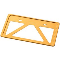 Daytona 자전거 번호판 126cc 및 Gold Lightweight 99667의 홀더, 1개, 상품명참조