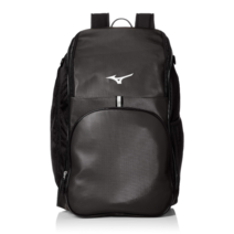 미즈노 남자 중년 스포츠 비즈니스 헬스 골프 등산 운동 기능성 라이딩 백팩 가방, 블랙/실버