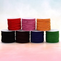 가죽공예 - 굵기 1mm 다용도 고무줄 가죽소품에 사용 *롤단위판매 25m*, 1롤, 블루