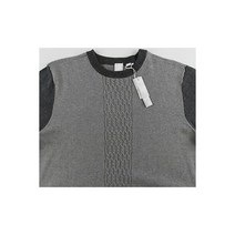 [136765][루이까또즈셔츠] 남성 RS RAFFI 그레이 면혼방 캐시미어 크루 스웨터 XLarge XL NEW NWT