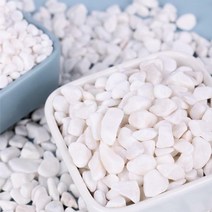 하얀 자갈 백자갈 돌 1kg [3size 자갈돌 조약돌 화분 어항 정원 조경 수경재배 흰색 흰 백 인테리어자갈], 2-4cm