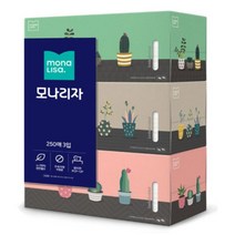 모나리자 각티슈 250매 3입, 3개입