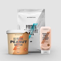 마이프로틴 Myprotein 팬케이크 세트 PancakeMix-MapleSyrup (헬스/다이어트/단백질 보충제/BCAA/EAA/WPI/WPC), Syrup - Maple, Pancake Mix - Maple Syrup