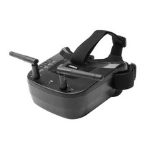 카메라 촬영용 드론 RC VR009 FPV 고글 5.8G 40CH 3 인치 안경 비디오 헤드셋 레이싱 쿼드 콥터 카메라 드, 01 Black