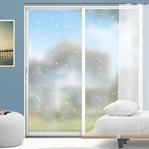 통창 붙이기용 유리문시트지 창문썬팅지 전원주택 원룸 슬라이딩도어 필름시공 전셋집, 유리창시트 브라운