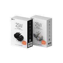시연테크 8핀 Cto8 PD25W PPS 충전기 최대28W 초고속충전기 V-2500, 화이트