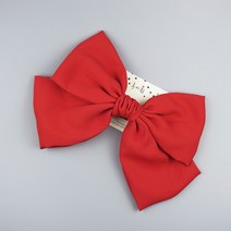 청순 왕리본 자동핀 (10cm) 12 color 여성헤어핀 리본헤어핀