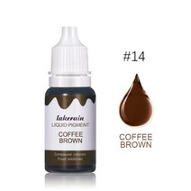 립글로즈 립틴트 립밤 립라이너 잘 지워지지 않는 착색 타투 립스틱 틴트 10ml 향료 오일 립글로스 용 천연 향 diy 오래 지속되는 액체 안료 립글로스베이스 젤 에폭시 사용, 액체 안료 14