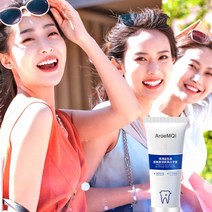 AroeMQI 미백치약 강력 치아 화이트닝 적용 입안을 깨끗이 한다잇몸 보호, 100g/개