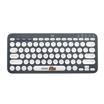 로지텍 무선키보드 K380 + 키스킨, Brown, 텐키리스