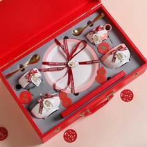 웨딩선물 식기세트 선물세트 그릇세트 홈세트, 상세 페이지 참고, 10종 웨딩 식기 세트 (휴대용 선물 상자)