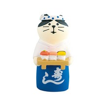 (Decole) 데꼴 초밥시리즈 고양이요리사 미니어처