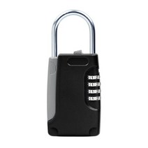 월드직구센터 비밀 금고 홈 빌라 캐러밴 후크 미니 금속 상자가있는 키, 검은 색