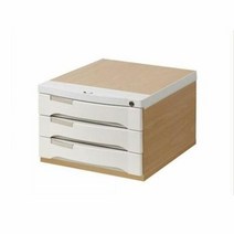 쿨샵 사무용품 우드맥스 플러스 3단서류함 망플비치, 단품, 단품