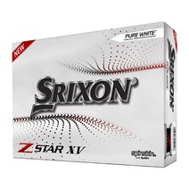 새로운 Srixon ZStar XV 7 2021 골프공 옵션선택, White, 6 Dozen