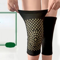 무릎 온열 마사지 1 부상 회복 벨트 마사지기 쌍 가열 웜 우드 패드 관절을 보호대, 1pair 2