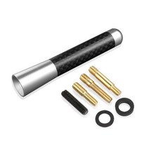 소형카라반 8cm 탄소 섬유 자동차 라디오 안테나 닷지 어벤저 칼리버 다트 램 1500 SXT 캐러밴 여행 챌린저 니트로 충전기 두랑고 156448, Silver, DURANGO