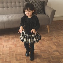 스푸닝 체크뮤치마레깅스(봄 가을)