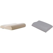 Tempur 경추 베개 베개 오리지널 베개 아이보리 추천 거북목 일자목 목디스크 숙면 목이편한 코골이 옆으로자는, 베개 + 베개 커버 브라운