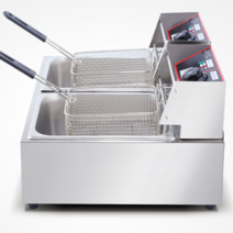 미니 튀김기 후라이드 통닭 분식점 버거집 창업 노점, 더블 실린더 프라이어