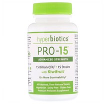 Hyperbiotics 프로 바이오틱 키위 효소 60정 1개, 3개