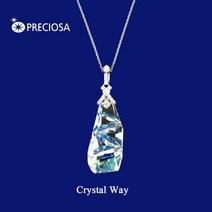 [PRECIOSA]프레시오사 크리스탈웨이 - 보헤미안 크리스탈 팬던트 은목걸이(지르코늄 크리스탈/ Ag 925Rh)