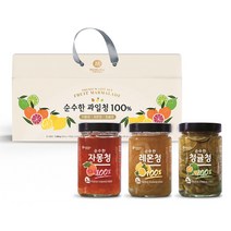 맥널티 순수한 과일청세트 100%(자몽청 레몬청 청귤청), 선택완료, 선택완료, 단품없음