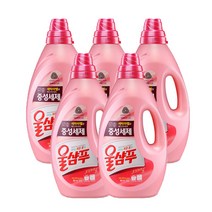 울샴푸 이지워시 중성세제 본품, 2L, 5개